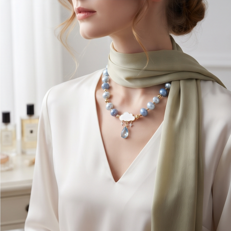 Cloud Drop Pearl Bracelet